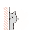 灰色ねこちゃん（個別スタンプ：14）