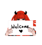 REA (Red devil girl) animation no.1 #NEW（個別スタンプ：2）