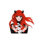 REA (Red devil girl) animation no.1 #NEW（個別スタンプ：3）