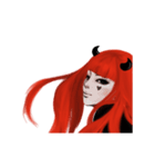REA (Red devil girl) animation no.1 #NEW（個別スタンプ：6）