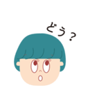 マッシュ系女子（個別スタンプ：3）