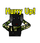 楽しそうな軍曹（個別スタンプ：7）