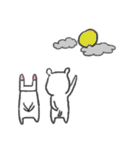Cute puppy ＆ penguin（個別スタンプ：19）