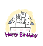 Cute puppy ＆ penguin（個別スタンプ：21）