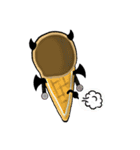pretty ice cream (devil＆angel)（個別スタンプ：4）