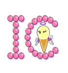 pretty ice cream (devil＆angel)（個別スタンプ：28）