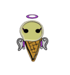 pretty ice cream (devil＆angel)（個別スタンプ：37）