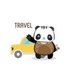 Awake Panda Animation（個別スタンプ：3）