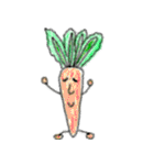 ゆかいな野菜とくだものたち（個別スタンプ：4）