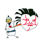 髭の生えたハートの妖精の村（個別スタンプ：14）