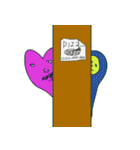 髭の生えたハートの妖精の村（個別スタンプ：26）