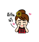 The Little Girl ＆ Sunflower（個別スタンプ：13）