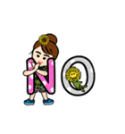 The Little Girl ＆ Sunflower（個別スタンプ：16）