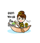 The Little Girl ＆ Sunflower（個別スタンプ：19）