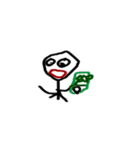 手書き棒人間スタンプ（個別スタンプ：2）