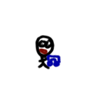 手書き棒人間スタンプ（個別スタンプ：13）
