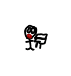 手書き棒人間スタンプ（個別スタンプ：14）
