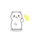 微妙な感情表現が得意なMrシロクマン（個別スタンプ：22）
