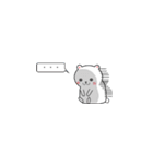 微妙な感情表現が得意なMrシロクマン（個別スタンプ：35）
