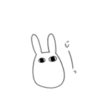 ひっそりとファンをしているうさぎ（個別スタンプ：6）