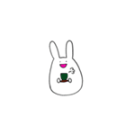 ひっそりとファンをしているうさぎ（個別スタンプ：9）