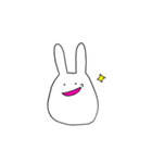 ひっそりとファンをしているうさぎ（個別スタンプ：14）