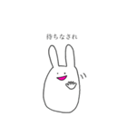 ひっそりとファンをしているうさぎ（個別スタンプ：22）