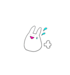 ひっそりとファンをしているうさぎ（個別スタンプ：23）