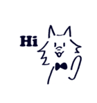 カラフル犬スタンプ（個別スタンプ：1）