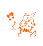 カラフル犬スタンプ（個別スタンプ：3）
