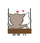 Mr Grey Little Cat 2（個別スタンプ：3）