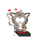 Mr Grey Little Cat 2（個別スタンプ：4）