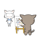 Mr Grey Little Cat 2（個別スタンプ：10）