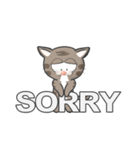 Mr Grey Little Cat 2（個別スタンプ：22）