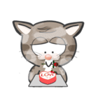 Mr Grey Little Cat 2（個別スタンプ：29）