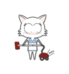 Mr Grey Little Cat 2（個別スタンプ：35）