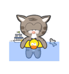 Mr Grey Little Cat 2（個別スタンプ：38）