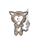Mr Grey Little Cat 2（個別スタンプ：39）