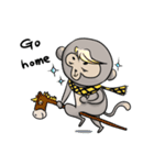 Monkey A-Pu（個別スタンプ：23）