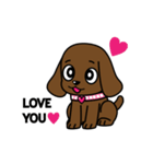 Miss Muddy Puppy Animated Stickers（個別スタンプ：1）