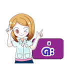 Dental Office Girl（個別スタンプ：21）