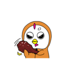 フード チキン "ヤピ"（個別スタンプ：3）