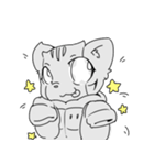Gray Zebra 02（個別スタンプ：11）
