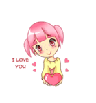 Daily Pink Candy（個別スタンプ：1）