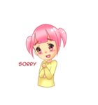 Daily Pink Candy（個別スタンプ：24）