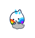 Cat a rainbow（個別スタンプ：1）