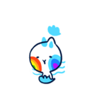 Cat a rainbow（個別スタンプ：7）