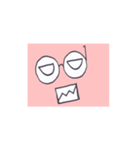GlassesPink（個別スタンプ：2）