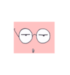 GlassesPink（個別スタンプ：4）