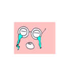 GlassesPink（個別スタンプ：5）